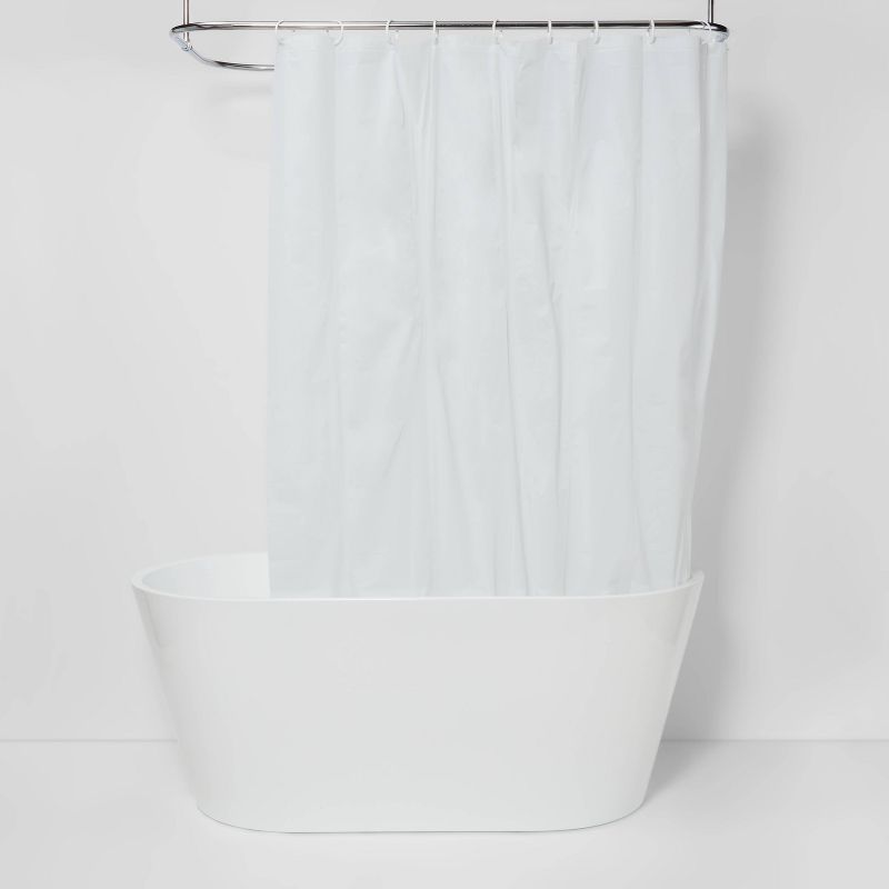PEVA Light Weight Shower Liner White - Room Essentials&#8482;, 1 of 5