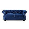 Sofa Couch, 2 Seater Sofa, Modern Sofa Couches, Upholstery Sofa, With Button-Tufted, Nailhead Design For Guest Room, Office, Apartment, Small Room - 2 of 3