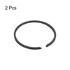 Unique Bargains Durable High Tensile Piston Ring Set 2 Pcs - 3 of 4