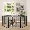 BestMassage Dog Playpen 24/32/40 Inch Heavy Duty Playpen Pen Dog Fence Dog Kennel with Doors Indoor Outdoor Pet Exercise Pen Puppy Playpen - 2 of 4