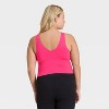 Women's Flex Light Support V-Neck Cropped Sports Bra - All In Motion™ - 2 of 3