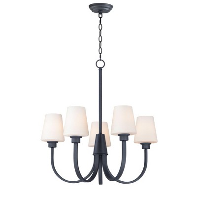 Maxim Lighting Shelter 5 - Light Chandelier in  Black