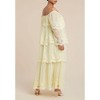 ELOQUII Women's Plus Size Tiered Lace Maxi Dress - 3 of 3