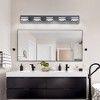 Dolonm Modern 32" Black 5-Light LED Vanity Light - Flattering Makeup Lighting, Energy Saving, Easy Install for Bathroom Mirror - 3 of 4