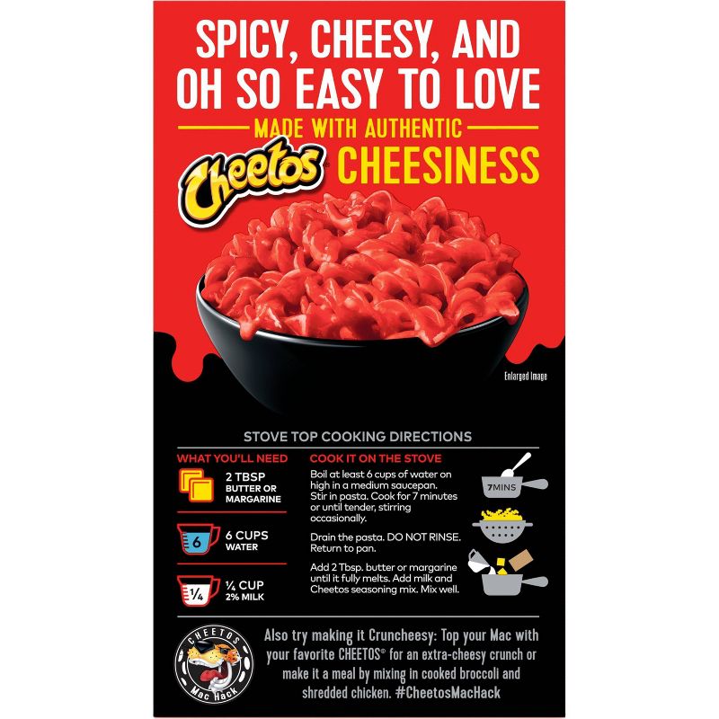 Cheetos Mac &#39;n Cheese Flaming Hot Flavor - 5.6oz, 3 of 8