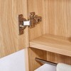 Chery Life 21.6'' x 22'' x 5'' in Bathroom Mirror Cabinet Wall Mounted,Medicine Cabinet,Over The Toilet Storage Cabinet with Shelves and Towel Rack - 4 of 4