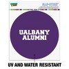 University at Albany Alumni Automotive Car Window Locker Circle Bumper Sticker - 2 of 4