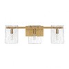 Savoy House Genry 3 - Light Vanity in  Warm Brass - 2 of 4