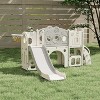 8 in 1 Indoor Slide for Toddler 1-3 Age - Freestanding Baby Slide, Outdoor Playground Kids Slider, Gray - 2 of 4