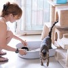 PAWBEE Metal Cat Litter Scoop - Premium Non-Stick Cat Litter Scooper with Holder - Deep Shovel Cat Scooper - Long Non-Slip Handle Kitty Litter Scoop - 3 of 4