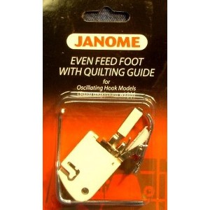 Janome Even Feed Foot with Quilting Guide Oscillating Hook Models for Low-Shank Sewing Machines - 1 of 1
