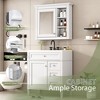 ModernLuxe 30'' Bathroom Vanity Set with Ceramic Sink, 2 Drawers & Tip-out Drawer, Freestanding Storage Cabinet with Mirror Cabinet - 4 of 4