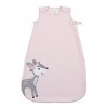 Little Love by NoJo Sweet Deer Pink and Grey Soft Fleece Wearable Blanket, Medium 6-12 mo. - 2 of 3