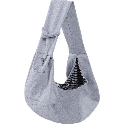 Dog Carrier Sling - Reversible Puppy Carrier Purse with Storage Pocket, Hand-Free Dog Sling Carrier for Carry Small Dogs and Cats