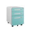 NicBex Mobile File Cabinet with Lock, Vertical Filing Cabinets with Drawers and Wheels,Office Cabinet for Home, Office - 2 of 4