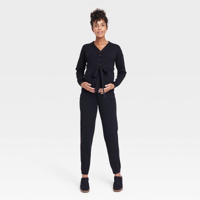 Image of Nursing Maternity And Beyond Jumpsuit - Isabel Maternity by Ingrid & Isabel™ Black L