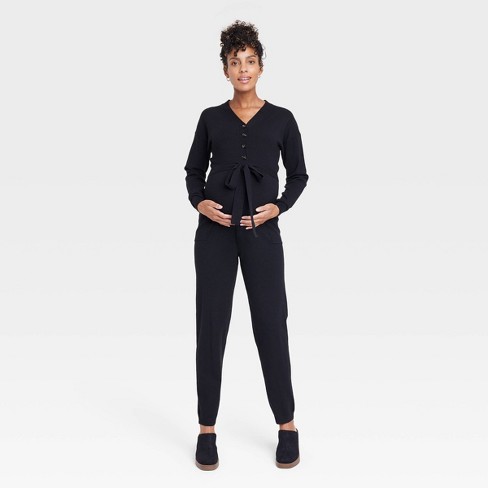 Nursing Maternity And Beyond Jumpsuit - Isabel Maternity By Ingrid & Isabel™  Black M : Target