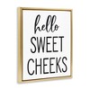 Stupell Industries Hello Sweet Cheeks Silly Bathroom Washroom Humor, 25" x 31" - 3 of 4