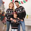 Pullover Christmas Sweaters for Women Long Sleeve Crew Neck Sweater with Snowflakes Pattern Sweater Jacquard Knit Sweater - 4 of 4