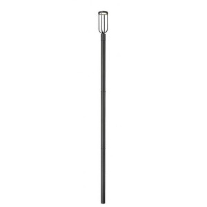 Z-Lite Leland 1 - Light Post Light in  Sand Black - 1 of 4