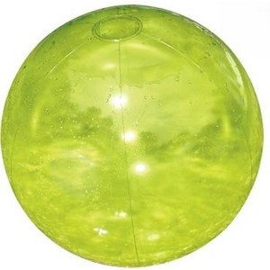 Swim Central Inflatable Transparent Beach Ball - 14" - Yellow - 1 of 4