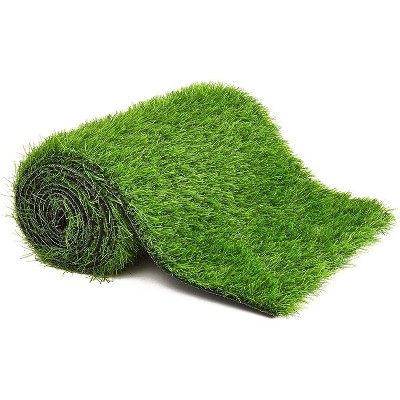 Juvale Green Synthetic Grass Dining Table Runner for Party Decor, 108 Inches Long x 14 in