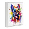 Stupell Industries French Bulldog Modern Splash, 12" x 12" - 3 of 4