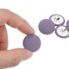 Unique Bargains Suit Dress Blouse Aluminum Fabric Cloth Covered Sewing Buttons 30 Pcs - 4 of 4
