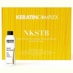 Keratin Complex NKSTB Natural Keratin Smoothing Treatment for Blonde Hair (System Kit) NKST Blonde with KC Primer & Keratin Obsessed - 1 of 4