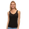 Felina Reversible Cotton Womens Tank Top | 4-Pack - 2 of 4