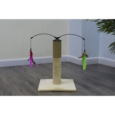 Everyday Value 19in Scratching Post with Interactive Hanging Toy