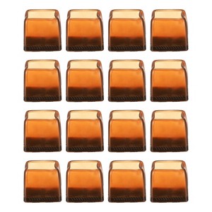 Unique Bargains Non-Slip Noise Reduction Chair Leg Protect Square Floor Pads 16 Pcs - 1 of 3
