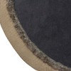 Northlight 48" Rustic Burlap and Chambray Christmas Tree Skirt - 4 of 4