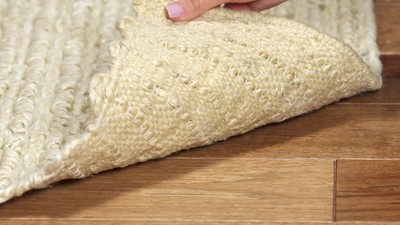 Coastal Charm Ivory Hand-Knotted Jute 4' x 6' Area Rug