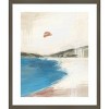 Amanti Art Abstract Lagoon by Little Dean Wood Framed Wall Art Print - 4 of 4