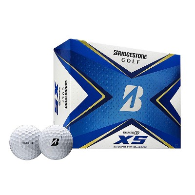Bridgestone 2020 Tour B XS Reactive Urethane Distance Long Distance Impact Modified White Golf Balls, 1 Dozen