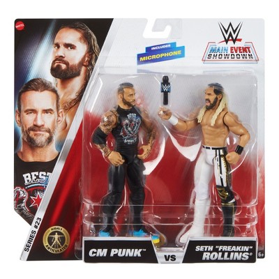 WWE Main Event 2-Packs 23 CM Punk & Seth Rollins Action Figure