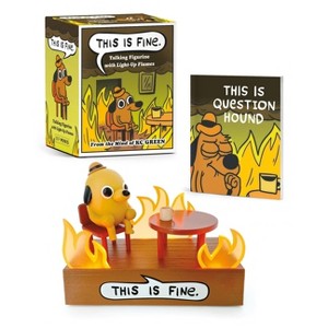 This Is Fine Talking Figurine - (Rp Minis) by  Kc Green (Paperback) - 1 of 1