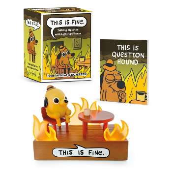This Is Fine Talking Figurine - (Rp Minis) by  Kc Green (Paperback)