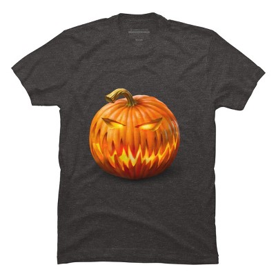 Men's Design By Humans Jack O'Lantern By Ldarro T-Shirt