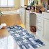Modern Abstract Geometric Area Rug Machine Washable Rug With Non-Slip Backing Stain Resistant Easy Cleaning Indoor Low Pile Floor Cover For Home Decor - 3 of 4