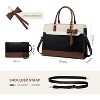 Laptop Tote Bag for Women, Leather Work Bag with Multiple Pockets, Waterproof Business and Teacher Bag - 2 of 4