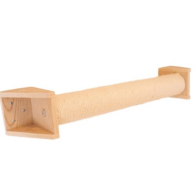 Off-White Sisal Wall-Mounted Cat Scratching Post