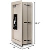 MESA MAWS2113E 0.3-0.7 cu ft Adjustable Wall Safe, All Steel Safe with Electronic Lock, Cream - 3 of 3