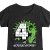 Girls' - Marvel - Hulk Incredible Birthday 4 Fitted Short Sleeve Graphic T-Shirt - 2 of 4