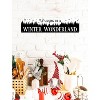 Lomsoe Walking in a Winter Wonderland Metal Tin Sign Christmas Plaque Sign Vintage Wall Decoration Wall Art Sign 4x16 Inch Christmas Gift - 3 of 4