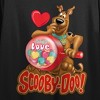Scooby Doo Looking for Love Women's Black Graphic Crop Tee - 2 of 3