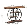 NicBex 31.49" H 4-Tier Console Table with Open Storage Shelves Sofa Table for Entryway Living Room - 3 of 4