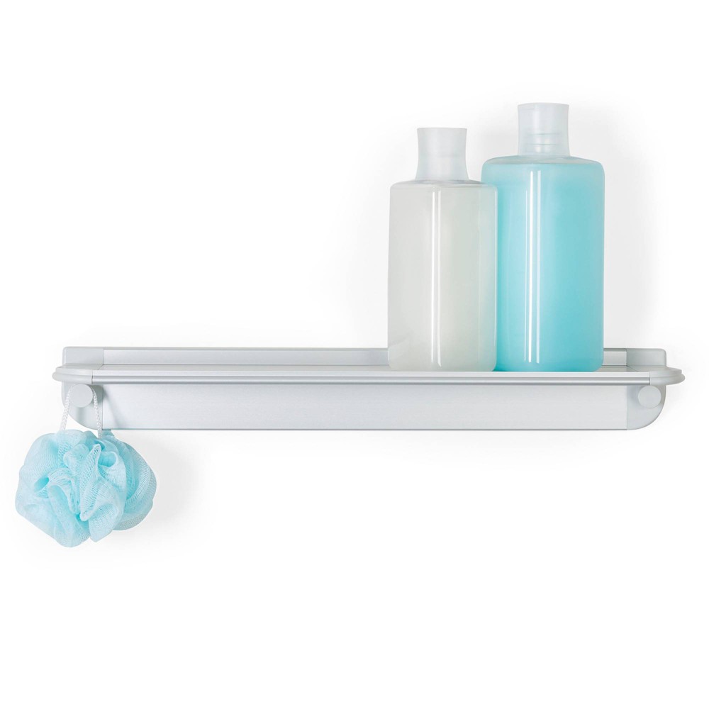 Photos - Bathroom Shelf Glide Rust Proof Aluminium Multi-Purpose  Blue/Silver Gray 