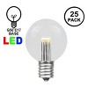 Novelty Lights 25 Feet Heavy Duty Light Strings and Sets with 25 In-Line E17 Sockets, Brown Wire PVC Stringer, 12" Spacing, End-To-End Connectable - 3 of 4